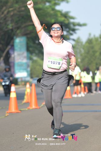 Race photo from BAF LIONS RUN 2024