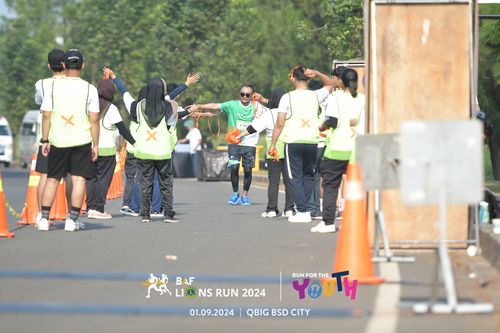Race photo from BAF LIONS RUN 2024