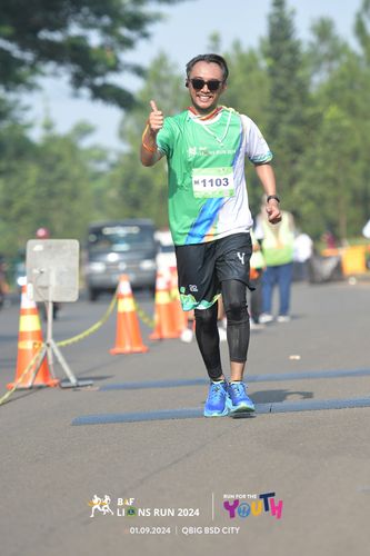 Race photo from BAF LIONS RUN 2024