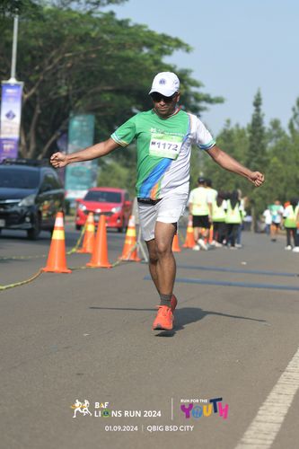 Race photo from BAF LIONS RUN 2024