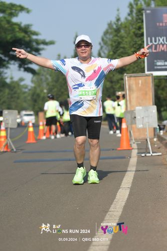 Race photo from BAF LIONS RUN 2024