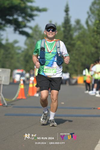 Race photo from BAF LIONS RUN 2024