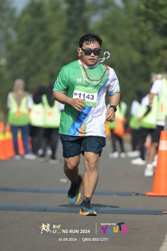 Race photo from BAF LIONS RUN 2024