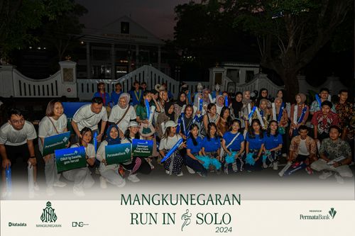 Race photo from Mangkunegaran Run 2024