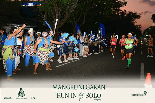 Race photo from Mangkunegaran Run 2024