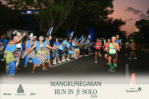 Race photo from Mangkunegaran Run 2024