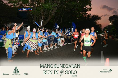 Race photo from Mangkunegaran Run 2024