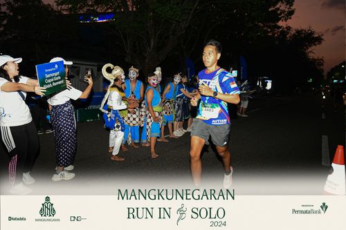 Race photo from Mangkunegaran Run 2024