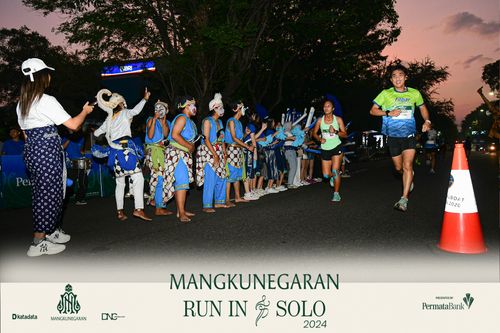 Race photo from Mangkunegaran Run 2024