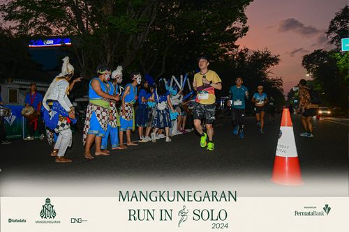 Race photo from Mangkunegaran Run 2024