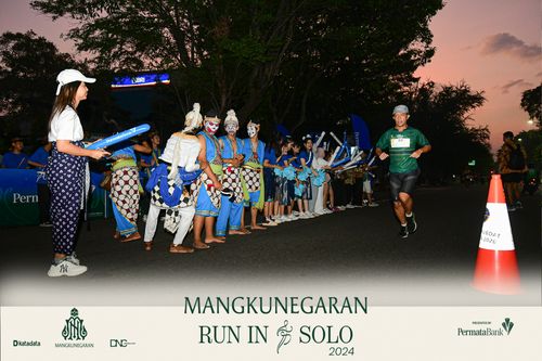 Race photo from Mangkunegaran Run 2024
