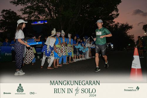 Race photo from Mangkunegaran Run 2024