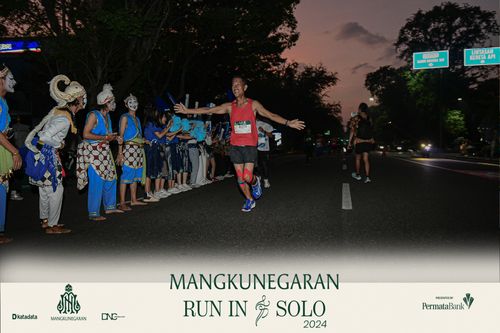 Race photo from Mangkunegaran Run 2024