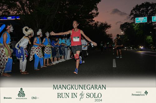 Race photo from Mangkunegaran Run 2024