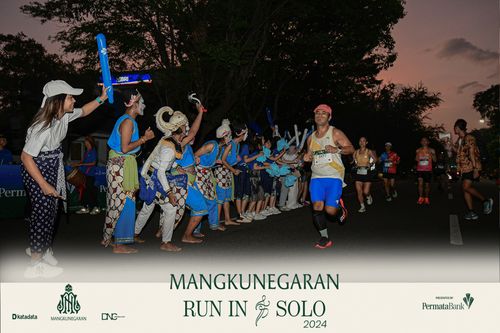 Race photo from Mangkunegaran Run 2024