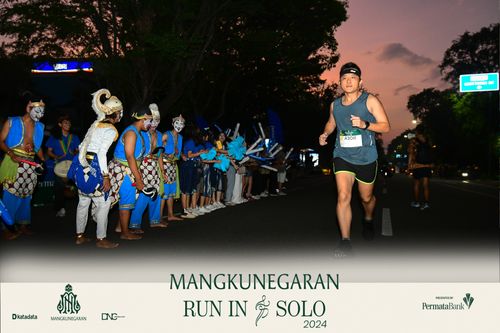 Race photo from Mangkunegaran Run 2024