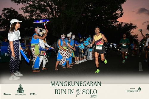 Race photo from Mangkunegaran Run 2024