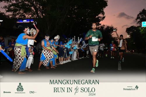 Race photo from Mangkunegaran Run 2024