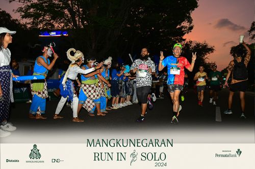 Race photo from Mangkunegaran Run 2024