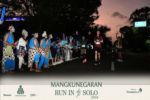 Race photo from Mangkunegaran Run 2024