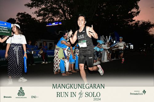 Race photo from Mangkunegaran Run 2024