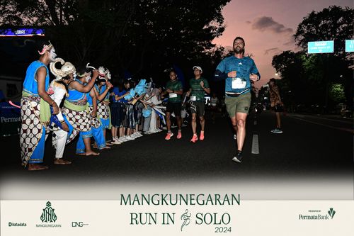Race photo from Mangkunegaran Run 2024
