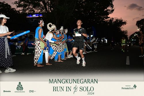 Race photo from Mangkunegaran Run 2024