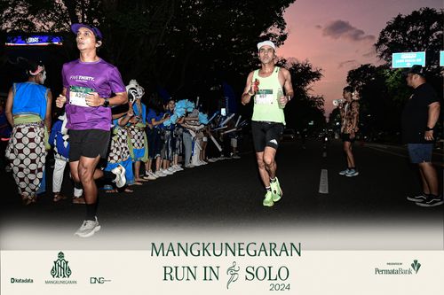 Race photo from Mangkunegaran Run 2024