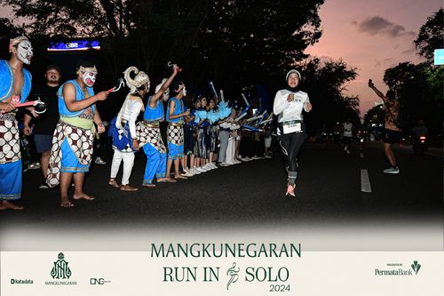 Race photo from Mangkunegaran Run 2024