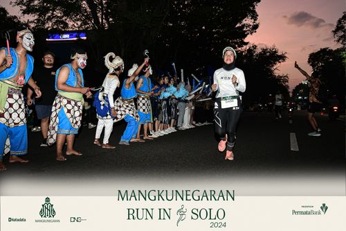 Race photo from Mangkunegaran Run 2024
