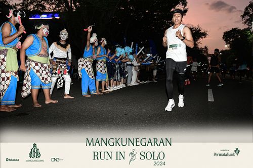Race photo from Mangkunegaran Run 2024