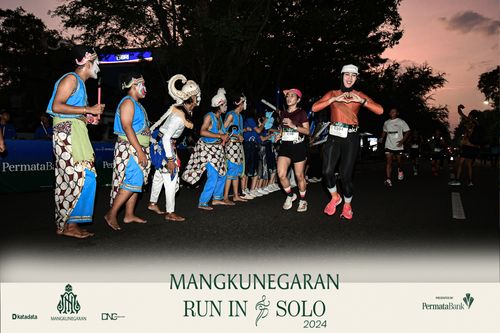 Race photo from Mangkunegaran Run 2024