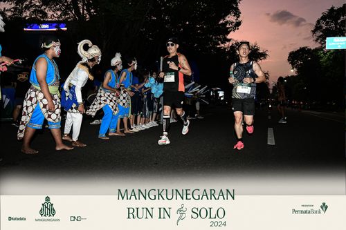 Race photo from Mangkunegaran Run 2024