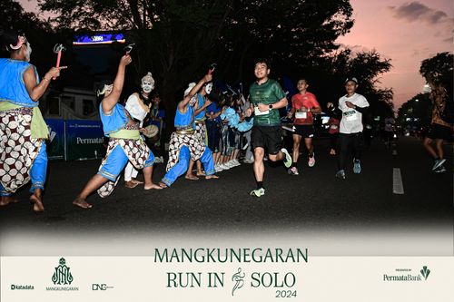 Race photo from Mangkunegaran Run 2024