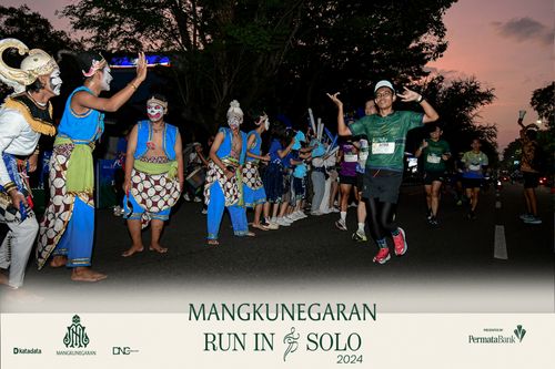 Race photo from Mangkunegaran Run 2024