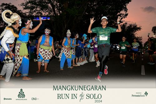 Race photo from Mangkunegaran Run 2024