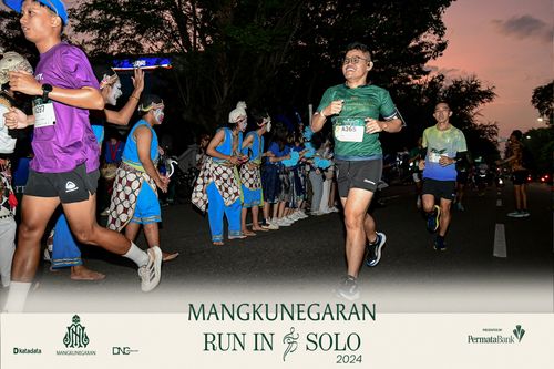 Race photo from Mangkunegaran Run 2024