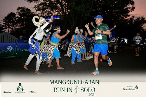 Race photo from Mangkunegaran Run 2024