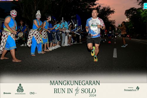 Race photo from Mangkunegaran Run 2024