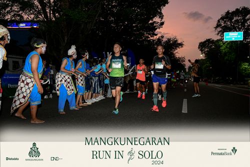 Race photo from Mangkunegaran Run 2024
