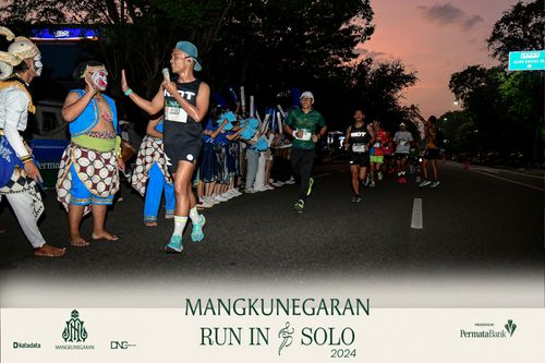 Race photo from Mangkunegaran Run 2024