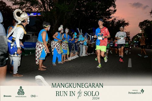 Race photo from Mangkunegaran Run 2024