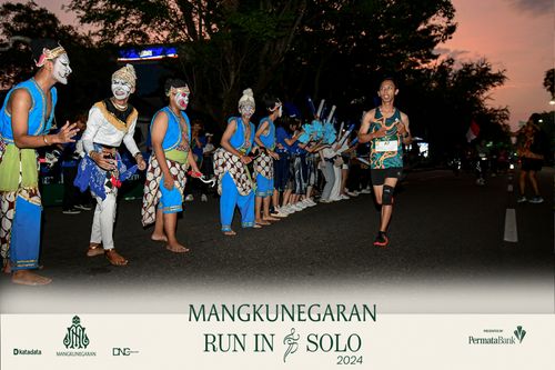 Race photo from Mangkunegaran Run 2024