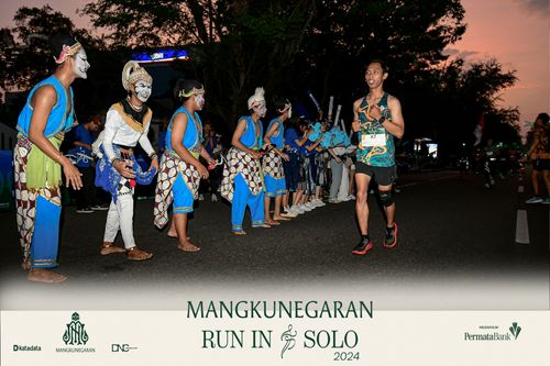 Race photo from Mangkunegaran Run 2024