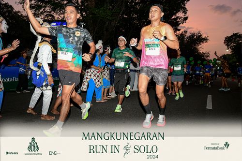 Race photo from Mangkunegaran Run 2024