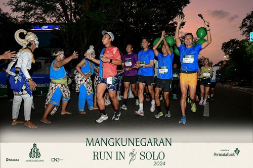 Race photo from Mangkunegaran Run 2024