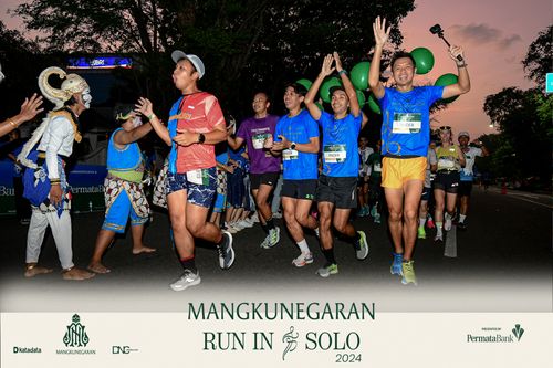 Race photo from Mangkunegaran Run 2024