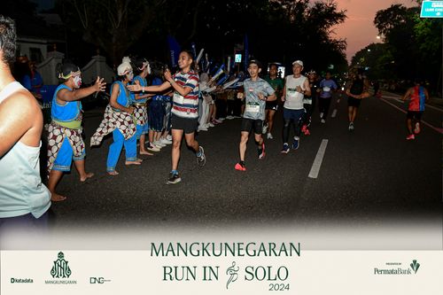 Race photo from Mangkunegaran Run 2024