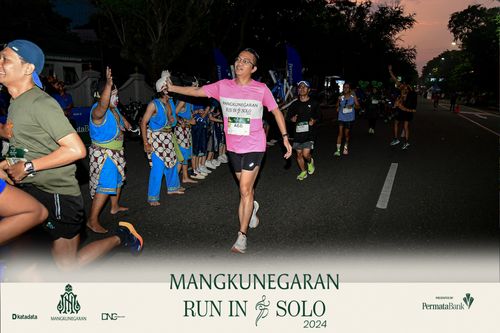 Race photo from Mangkunegaran Run 2024