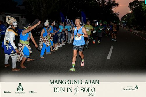 Race photo from Mangkunegaran Run 2024